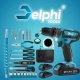 Wiertarko-wkrętarka Delphi Tools 21 V 2 x akumulator 2 Ah 3