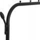 Springos Wieszak na ubrania 146x110x55 cm podwójny metalowy stojak loft czarny UNIWERSALNY 5