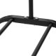 Springos Wieszak na ubrania 146x110x40 cm stojący metalowy stojak loft czarny UNIWERSALNY 4