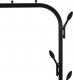 Springos Wieszak na ubrania 146x110x40 cm stojący metalowy stojak loft czarny UNIWERSALNY 6