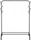 Springos Wieszak na ubrania 146x110x40 cm stojący metalowy stojak loft czarny UNIWERSALNY 7
