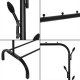 Springos Wieszak na ubrania 146x110x40 cm stojący metalowy stojak loft czarny UNIWERSALNY 8