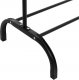Springos Wieszak na ubrania 146x110x40 cm stojący metalowy stojak loft czarny UNIWERSALNY 10