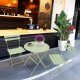 Fancy Garden Zestaw balkonowy Orion stół + 2 krzesła meble do ogrodu Zielony 5