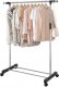 Springos Wieszak na ubrania, na kółkach, mobilny stojak teleskopowy na odzież aluminiowy UNIWERSALNY 1