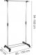 Springos Wieszak na ubrania, na kółkach, mobilny stojak teleskopowy na odzież aluminiowy UNIWERSALNY 3