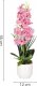 Springos Sztuczny storczyk w doniczce 56 cm orchidea dekoracyjny kwiat różowy UNIWERSALNY 7