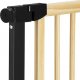 Springos Bramka zabezpieczająca schody 75-82 cm bramka rozporowa brązowo-czarna UNIWERSALNY 14