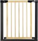 Springos Bramka zabezpieczająca schody 75-82 cm bramka rozporowa brązowo-czarna UNIWERSALNY 8