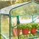 Springos Szklarnia ogrodowa 5 półek z folią 130g/m2 regał balkonowy 190x70x50cm zielony UNIWERSALNY 17