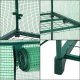 Springos Szklarnia ogrodowa 4 półki foliowa UV4 130g/m2 1,6x0,5x0,7 m zielona UNIWERSALNY 9