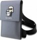 Karl Lagerfeld Torebka Karl Lagerfeld Saffiano Karl & Choupette Head (Klwbsakcpmg) Srebrne 1