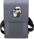 Karl Lagerfeld Torebka Karl Lagerfeld Saffiano Karl & Choupette Head (Klwbsakcpmg) Srebrne 1