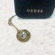 Guess Guess zawieszka GUCPMHGLD Phone Strap Heart Diamond Charm with Rhinestones 3