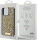 Guess Guess GUHCP15LPFGSBSD iPhone 15 Pro 6.1" żółty/yellow hardcase Rhinestone Metal Logo 8