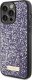 Guess Guess GUHCP15LPFGSBSP iPhone 15 Pro 6.1" fioletowy/purple hardcase Rhinestone Metal Logo 1