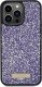 Guess Guess GUHCP15LPFGSBSP iPhone 15 Pro 6.1" fioletowy/purple hardcase Rhinestone Metal Logo 2
