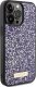 Guess Guess GUHCP15LPFGSBSP iPhone 15 Pro 6.1" fioletowy/purple hardcase Rhinestone Metal Logo 3