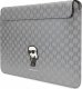 Karl Lagerfeld Karl Lagerfeld Sleeve KLCS14SAKHPKG 14" srebrny/silver Saffiano Monogram Ikonik 5