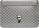 Karl Lagerfeld Karl Lagerfeld Sleeve KLCS14SAKHPKG 14" srebrny/silver Saffiano Monogram Ikonik 6