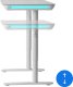 Biurko SENSE7 NOMO Białe 120 cmx60 cm 6