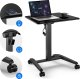 Biurko SENSE7 biurko mobilne Czarne 70 cmx52 cm czarny 3