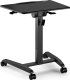 Biurko SENSE7 biurko mobilne Czarne 70 cmx52 cm czarny 10
