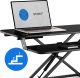 Biurko SENSE7 konwerter biurowy Czarne 81 cmx40 cm 4