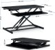 Biurko SENSE7 konwerter biurowy Czarne 81 cmx40 cm 6