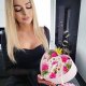 Springos Mydlane róże 24 szt. flower box zestaw kwiatów w pudełku serce różowe UNIWERSALNY 9