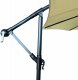 Fancy Garden Parasol ogrodowy ASTER 245x300x300 duży solidny z wysięgnikiem beżowy 3