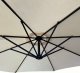 Fancy Garden Parasol ogrodowy ASTER 245x300x300 duży solidny z wysięgnikiem beżowy 4