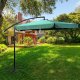 Fancy Garden Parasol ogrodowy CYNIA 245x300x300 z korbką składany solidny ciemnozielony 8