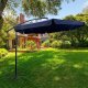 Fancy Garden Parasol ogrodowy CYNIA 245x300x300 z korbką składany solidny granatowy 8