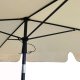 Fancy Garden Parasol ogrodowy FLOKS 235x200x125 łamany solidny składany beżowy 1