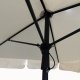 Fancy Garden Parasol ogrodowy FLOKS 235x200x125 łamany solidny składany beżowy 3