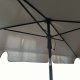 Fancy Garden Parasol ogrodowy FLOKS 235x200x125 łamany solidny składany jasnoszary 3
