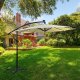 Fancy Garden Parasol ogrodowy MILIN 245x300x300 duży z oświetleniem LED z wysięgnikiem beżowy 10