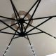 Fancy Garden Parasol ogrodowy MILIN 245x300x300 duży z oświetleniem LED z wysięgnikiem beżowy 4