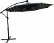 Fancy Garden Parasol ogrodowy MILIN 245x300x300 duży z oświetleniem LED z wysięgnikiem ciemnoszary 1