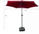 Fancy Garden Parasol ogrodowy ORIENT 235x270x270 łamany regulowany z korbką czerwony 1