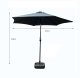 Fancy Garden Parasol ogrodowy ORIENT 235x270x270 łamany regulowany z korbką ciemnoszary 2
