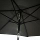 Fancy Garden Parasol ogrodowy ORIENT 235x270x270 łamany regulowany z korbką ciemnoszary 4