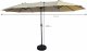 Fancy Garden Parasol ogrodowy TILIA 245x270x460 duży solidny składany z korbką beżowy 2