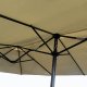 Fancy Garden Parasol ogrodowy TILIA 245x270x460 duży solidny składany z korbką beżowy 4
