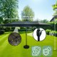 Fancy Garden Parasol ogrodowy TILIA 245x270x460 duży solidny składany z korbką ciemnoszary 7