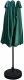 Fancy Garden Parasol ogrodowy TILIA 245x270x460 duży solidny składany z korbką ciemnozielony 1
