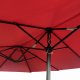 Fancy Garden Parasol ogrodowy TILIA 245x270x460 duży solidny składany z korbką czerwony 3