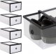 Springos Pudełko na buty 5 szt. z szufladą 35x24x12 cm organizer na obuwie przezroczysty UNIWERSALNY 10
