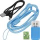 Aparat cyfrowy Springos Aparat dla dzieci cyfrowa kamera full HD z kartą 8GB niebieski UNIWERSALNY 7